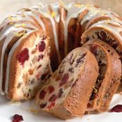 Orange-Cranberry-Nut Fruit Cake