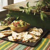 Roasted Red and Green Pepper Quesadillas