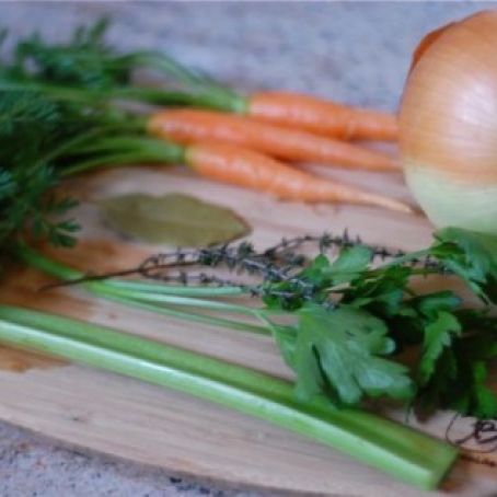 Overnight Chicken Stock in the Crock Pot
