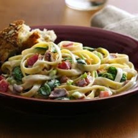 Pasta Carbonara with Bacon