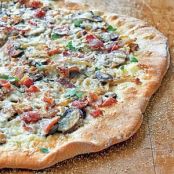 Bacon and Mushroom Pizza