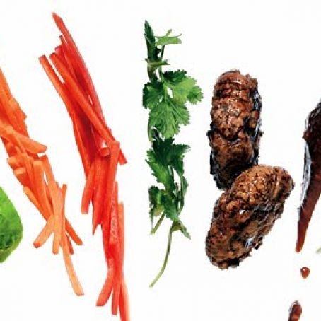 ASIAN PORK & MUSHROOM BURGER WRAPS