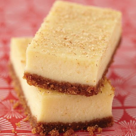 Elizabeth's Eggnog Cheesecake Bars