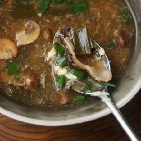 Hot and Sour Soup with Mushrooms - Healthy and Gluten-Free