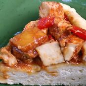 Super Easy BBQ Tofu Pizza