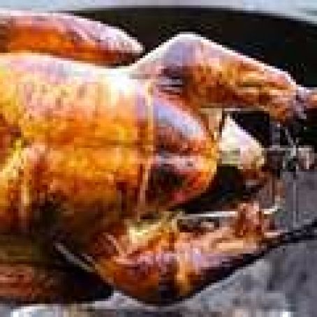 Sage, Orange, and Clove Rotisserie Turkey