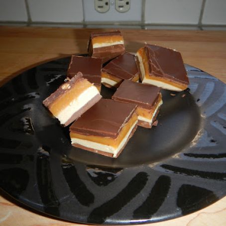 Candy Bars - Chocolate, nougat, caramel