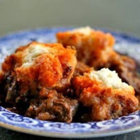 Beef Goulash with Dumplings