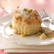 Chicken a la King (Pastry Puffs)