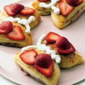 Strawberry-Orange Butterfly Biscuits