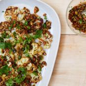 Cauliflower with Pumpkin Seeds, Brown Butter, and Lime