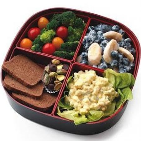 Happy Little Bento: Egg Salad Sandwich Snack Bento