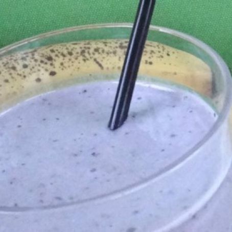 Blueberry Banana Oatmeal Smoothie