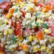 Quinoa Vegetable Salad with Lemon-Basil Dressing