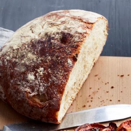 No-Knead Peasant Bread