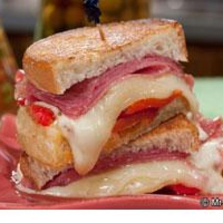 Italian-Antipasto Grilled Cheese