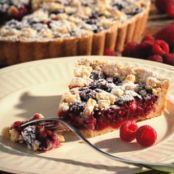 Raspberry-Almond Crumb Tart