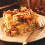 Bacon and Cheddar Strata