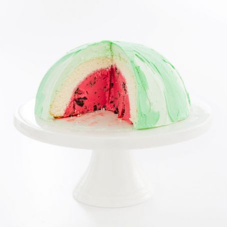 Watermelon Ice Cream Cake