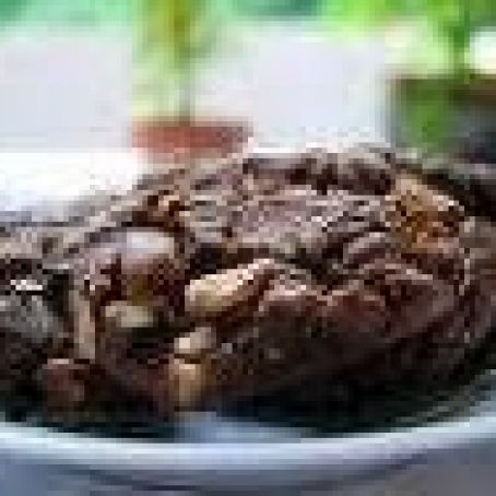 Thick and Chewy Triple-Chocolate Cookies