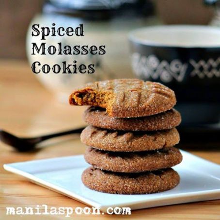 Spiced Molasses Cookies