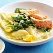 Salmon & Ravioli