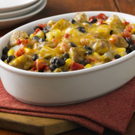 SOUTHWEST CHEESY POTATOES