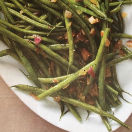 String Beans with Shallots