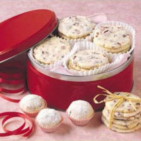 Cranberry Shortbread Cookies