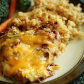 Easy Cheesy Chicken & Rice Bake