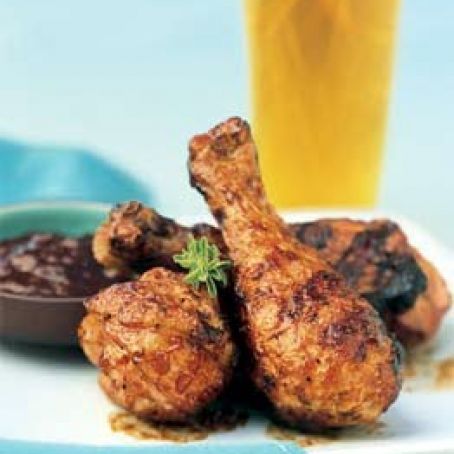 Bourbon-Molasses Chicken Drumsticks