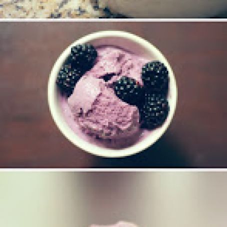 Blackberry Frozen Yogurt