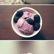 Blackberry Frozen Yogurt