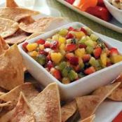 Fruit Salsa with Cinnamon Chips