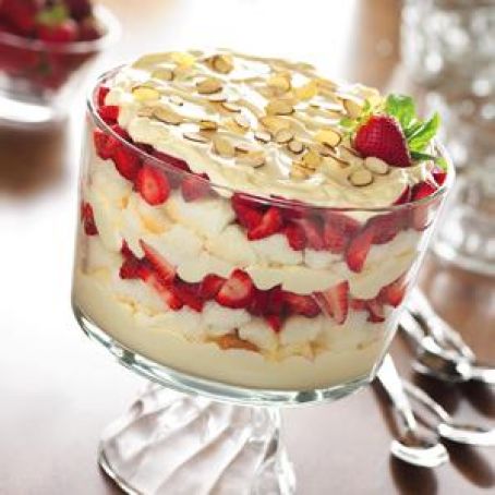 Strawberries and Cream Trifle