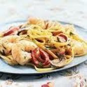 Creamy Cajun Shrimp Linguine