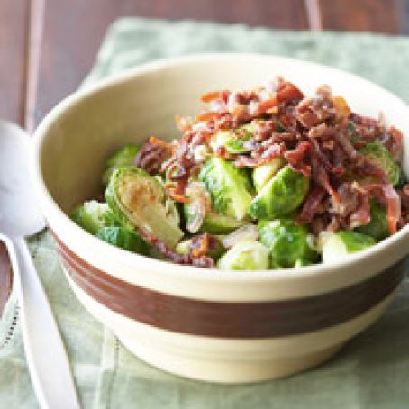Brussels Sprouts with Frizzled Prosciutto
