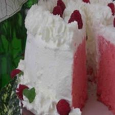 Raspberry Chiffon Cake