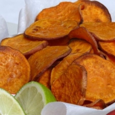 Sweet Potato Chips With a Hint Of Lime