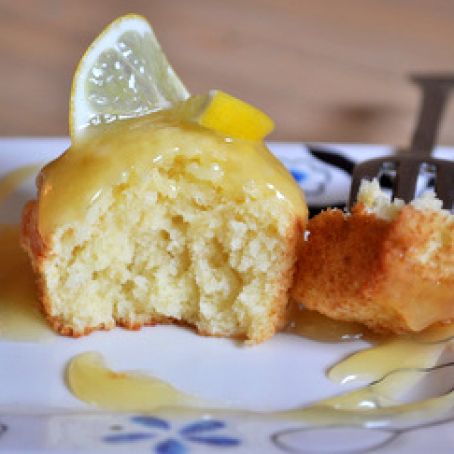 Lemon Macadamia Nut Cakes