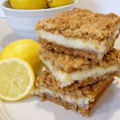 Oatmeal Lemon Creme Bars