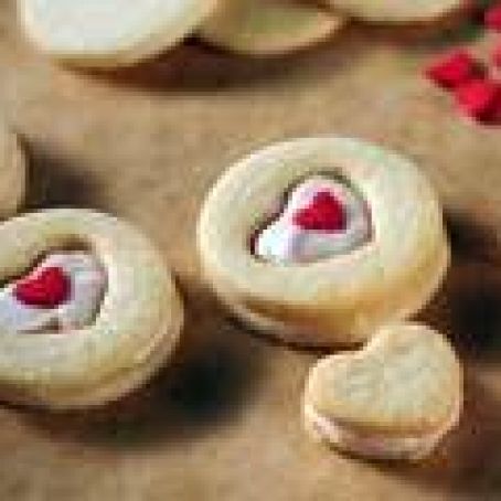 Sugar Heart Sandwich Cookies