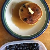 Man Pleasing Gluten Free Blueberry Pancakes