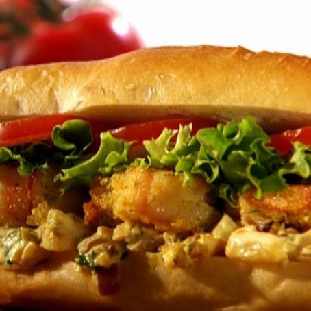 Shrimp and Pineapple Not so Po'Boys (Aarti)