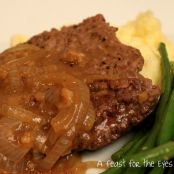 Salisbury Steaks with Onion Gravy (Cubed Steak)