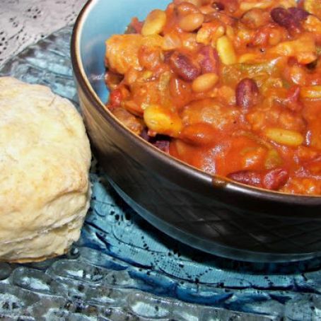 Hearty Sausage and Bean Casserole