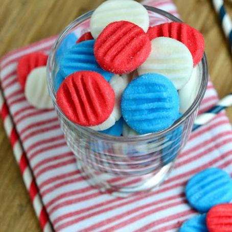 Red, White and Blue Patriotic Peppermint Patties