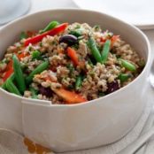 Mediterranean Farro Salad (Giada)