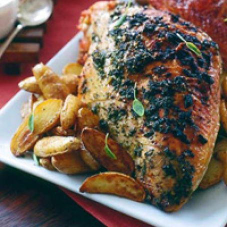 Walnut and Sage Pesto Turkey Breast