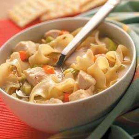 Roasted Chicken Noodle Soup